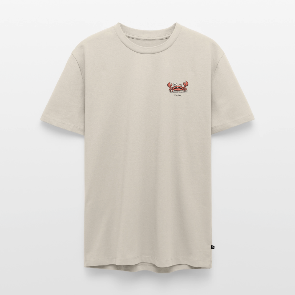 Moin Krabbe - Unisex Premium T-Shirt - Beige