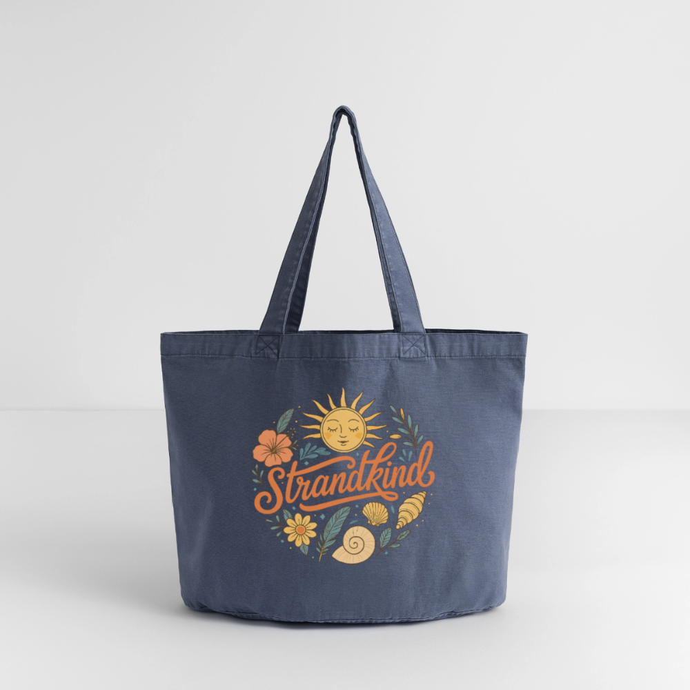 Strandkind - Vintage-Washed Shopper - Vintage Denim