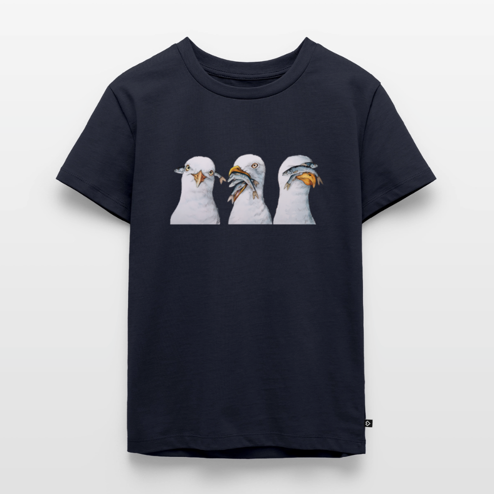 Drei Weise Möwen - Kinder Premium T-Shirt - Navy