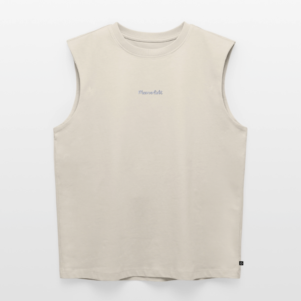 Meerverliebt - Frauen Organic Sleeveless T-Shirt - Beige