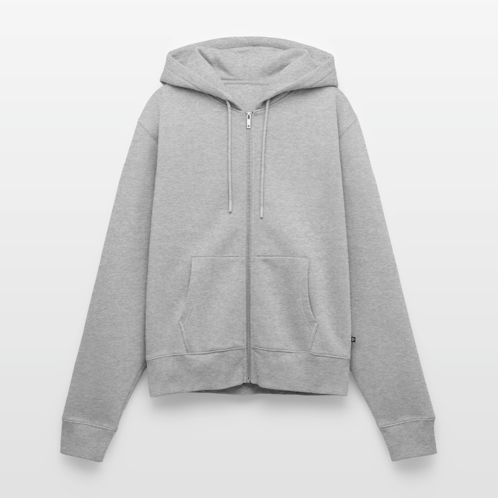 Strandkind Original - Frauen Premium Kapuzenjacke - Grau meliert