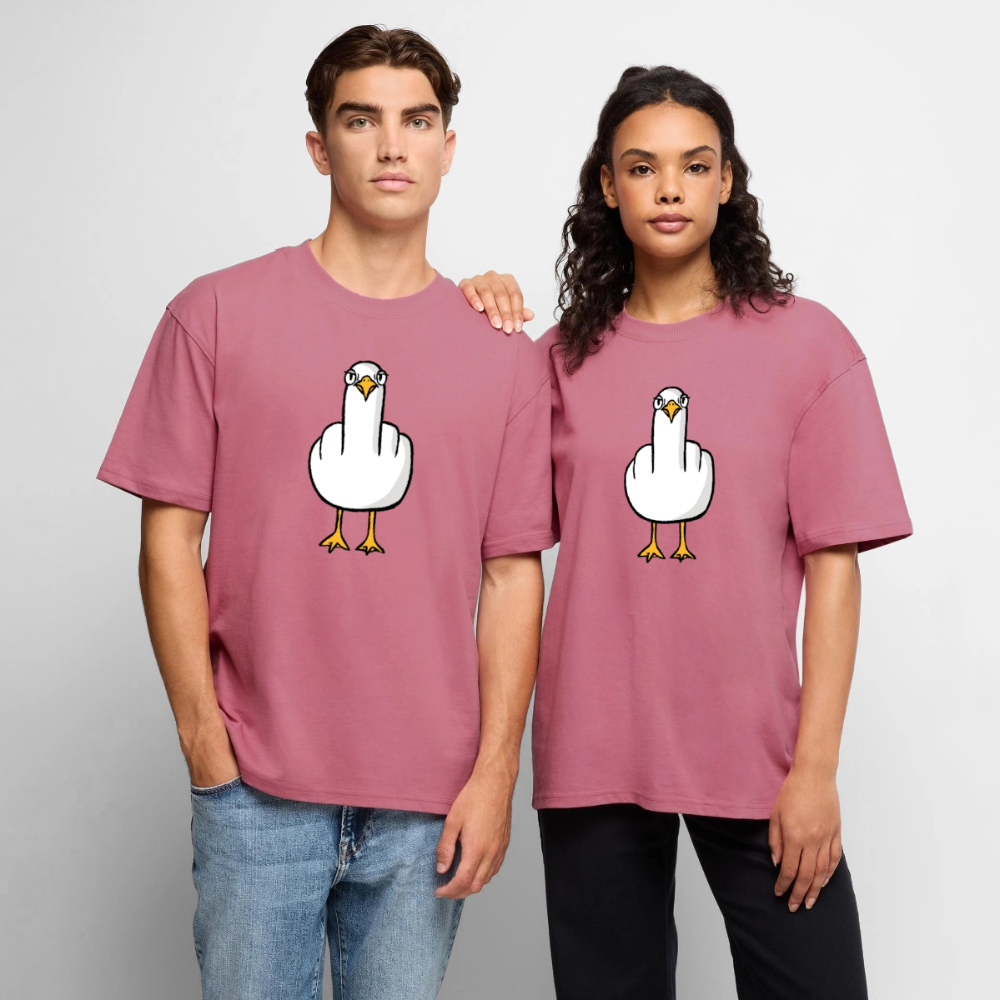 F**k You Möwe - Unisex Premium Oversized Bio T-Shirt - Mauve