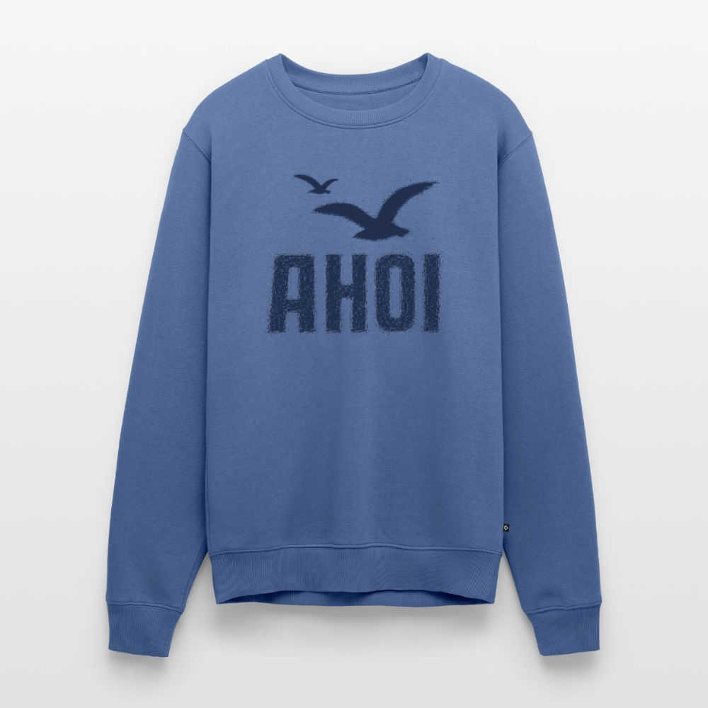 Ahoi - Unisex Premium Pullover - Taubenblau