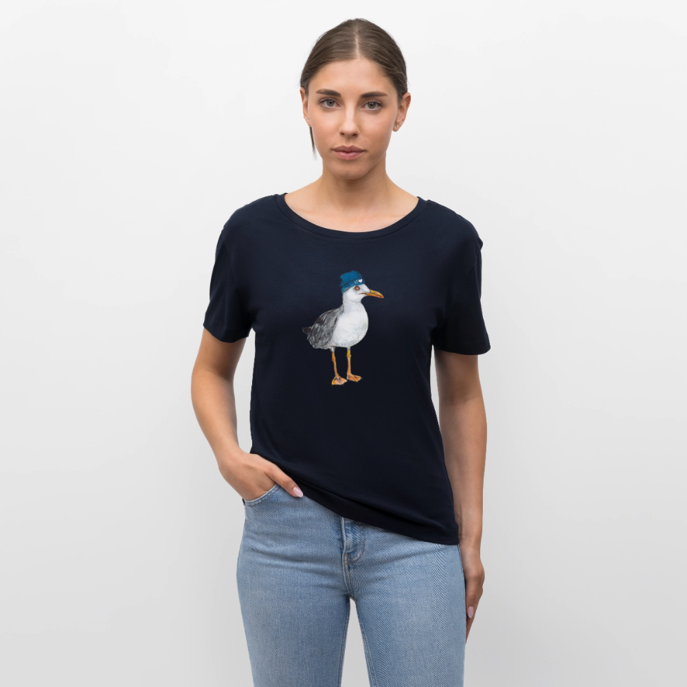 Hauk Original - Relaxed Frauen Bio-T-Shirt - Navy