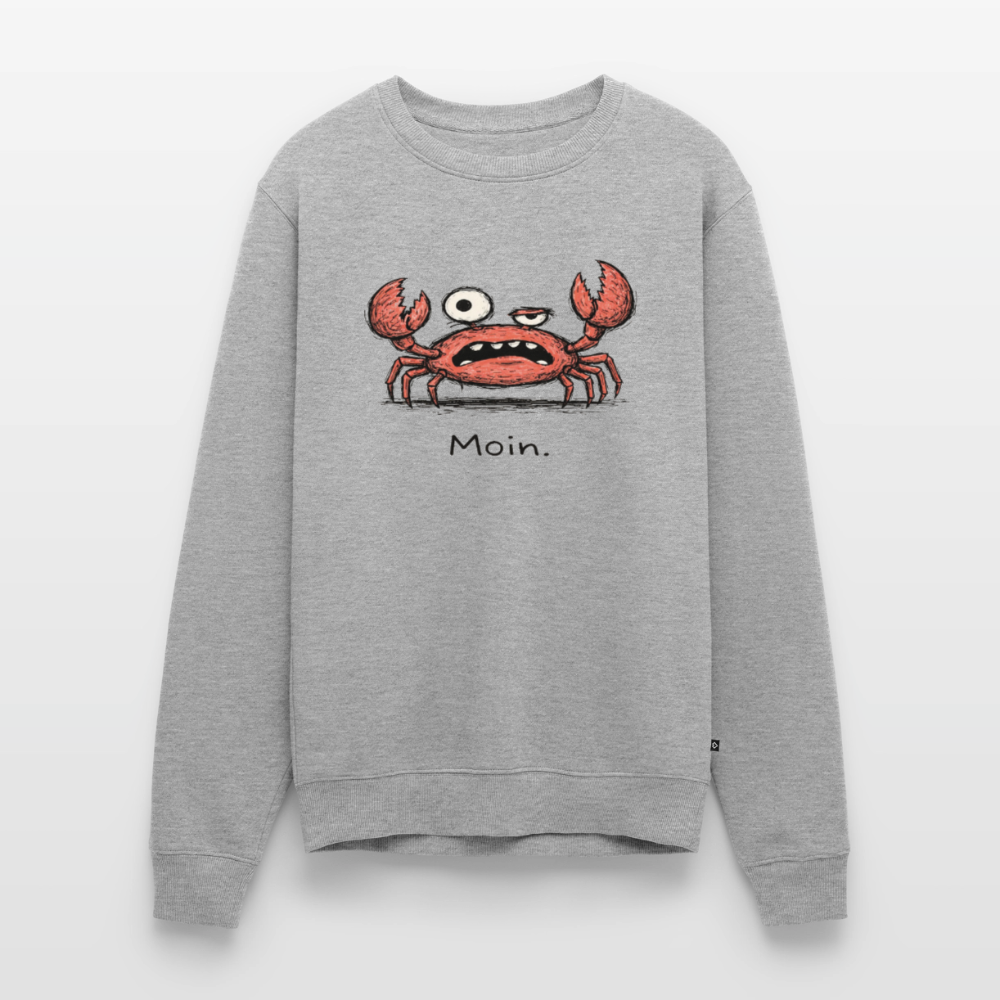 Moin Krabbe - Unisex Premium Pullover - Grau meliert