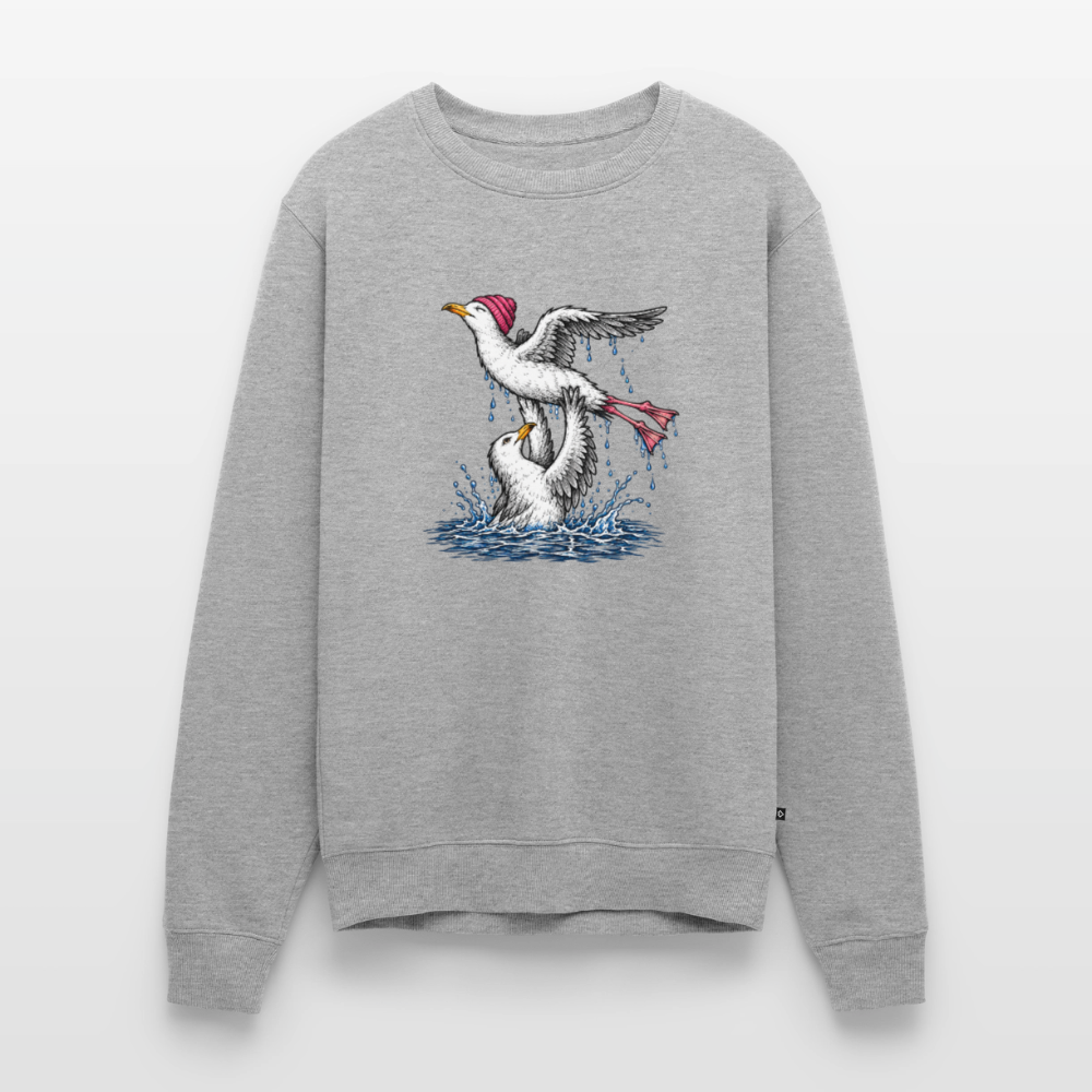 Dirty Möwing - Unisex Premium Pullover - Grau meliert