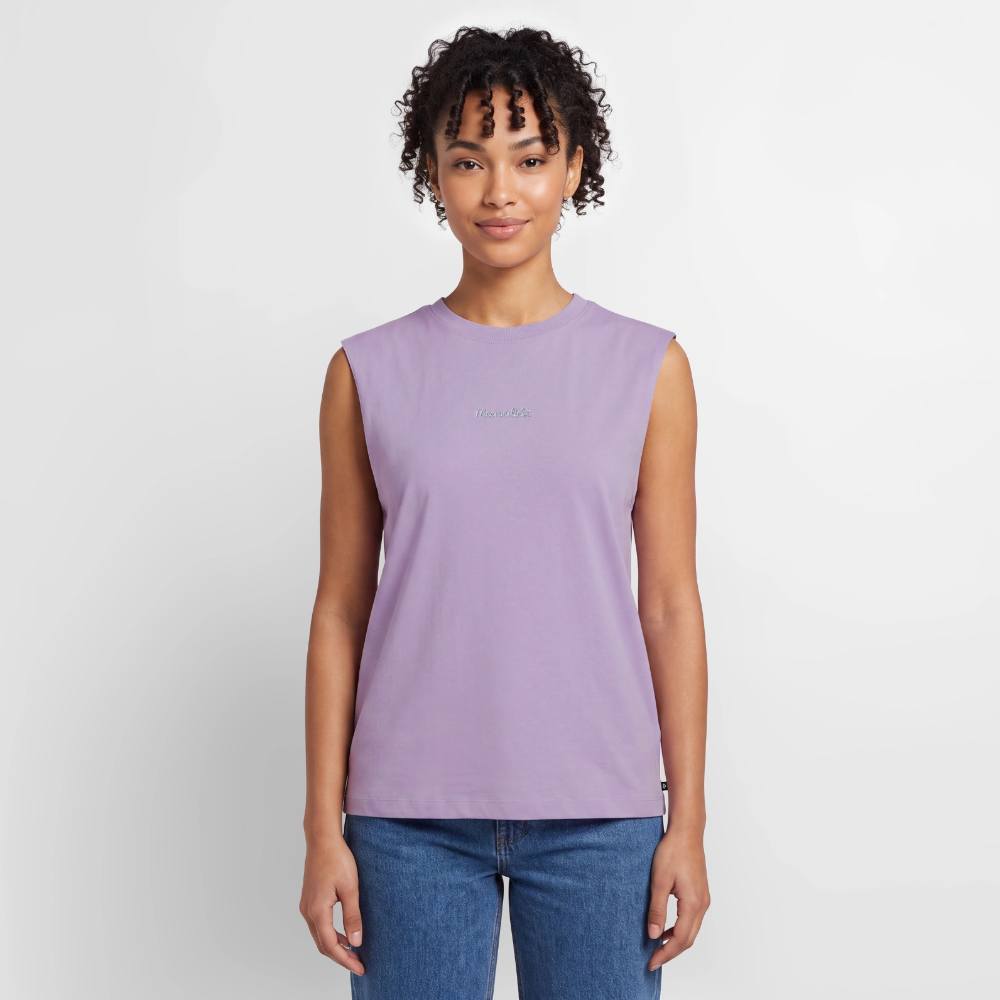 Meerverliebt - Frauen Organic Sleeveless T-Shirt - Lavendel