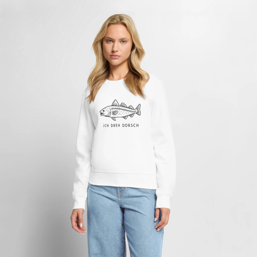 Ich dreh Dorsch - Frauen Premium Pullover - Weiß