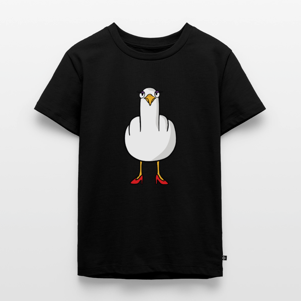 F**k You Möwenlady - Kinder Premium T-Shirt - Schwarz