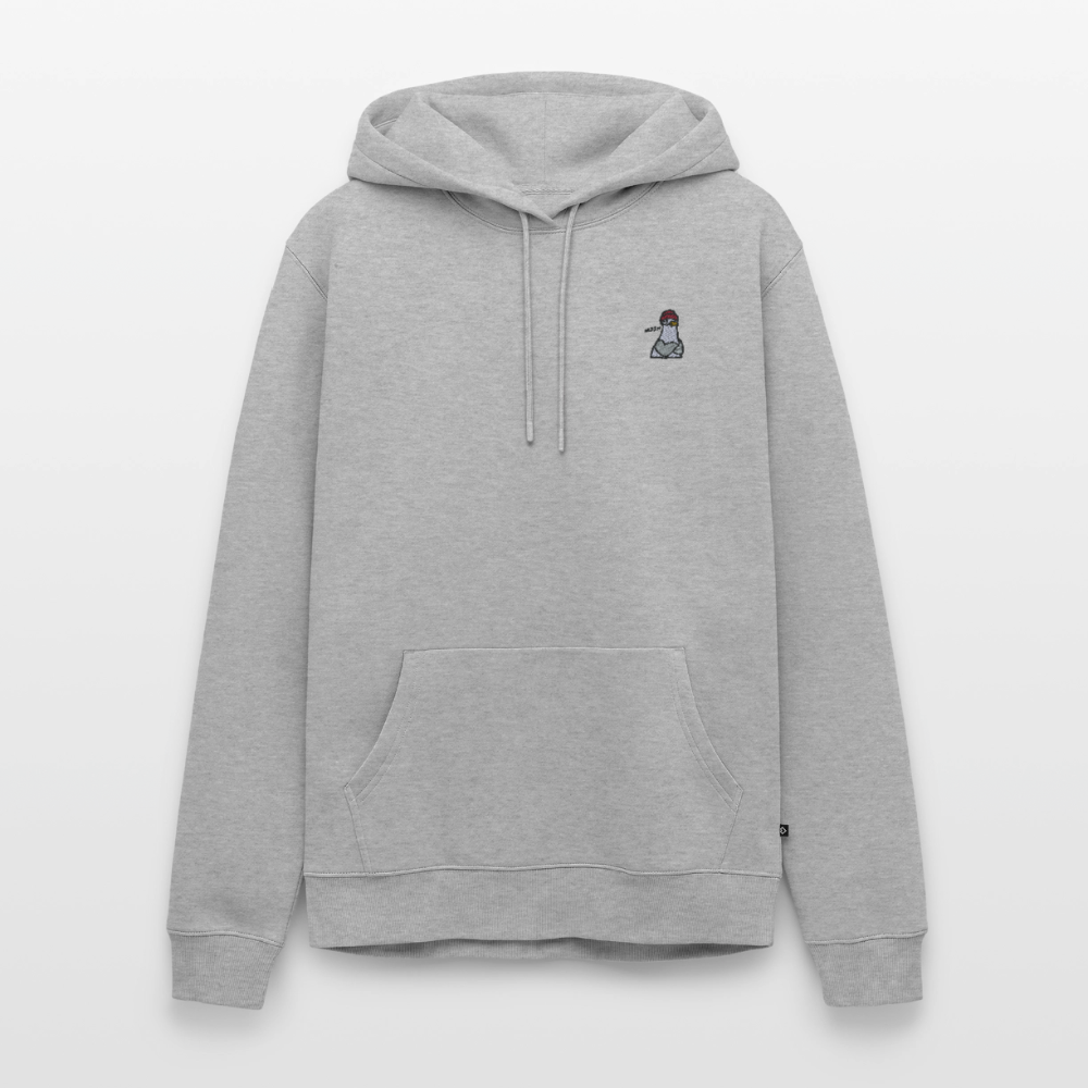 Moin Möwe Stick - Unisex Premium Hoodie - Grau meliert