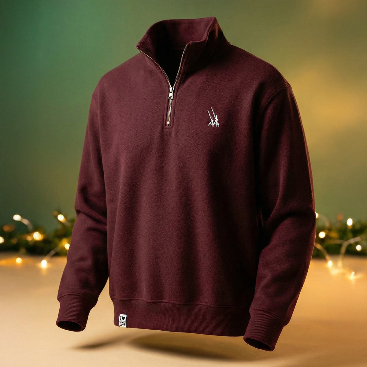 Stadthafen - Unisex Premium Zipper | 100% Bio-Baumwolle | Edler Stick