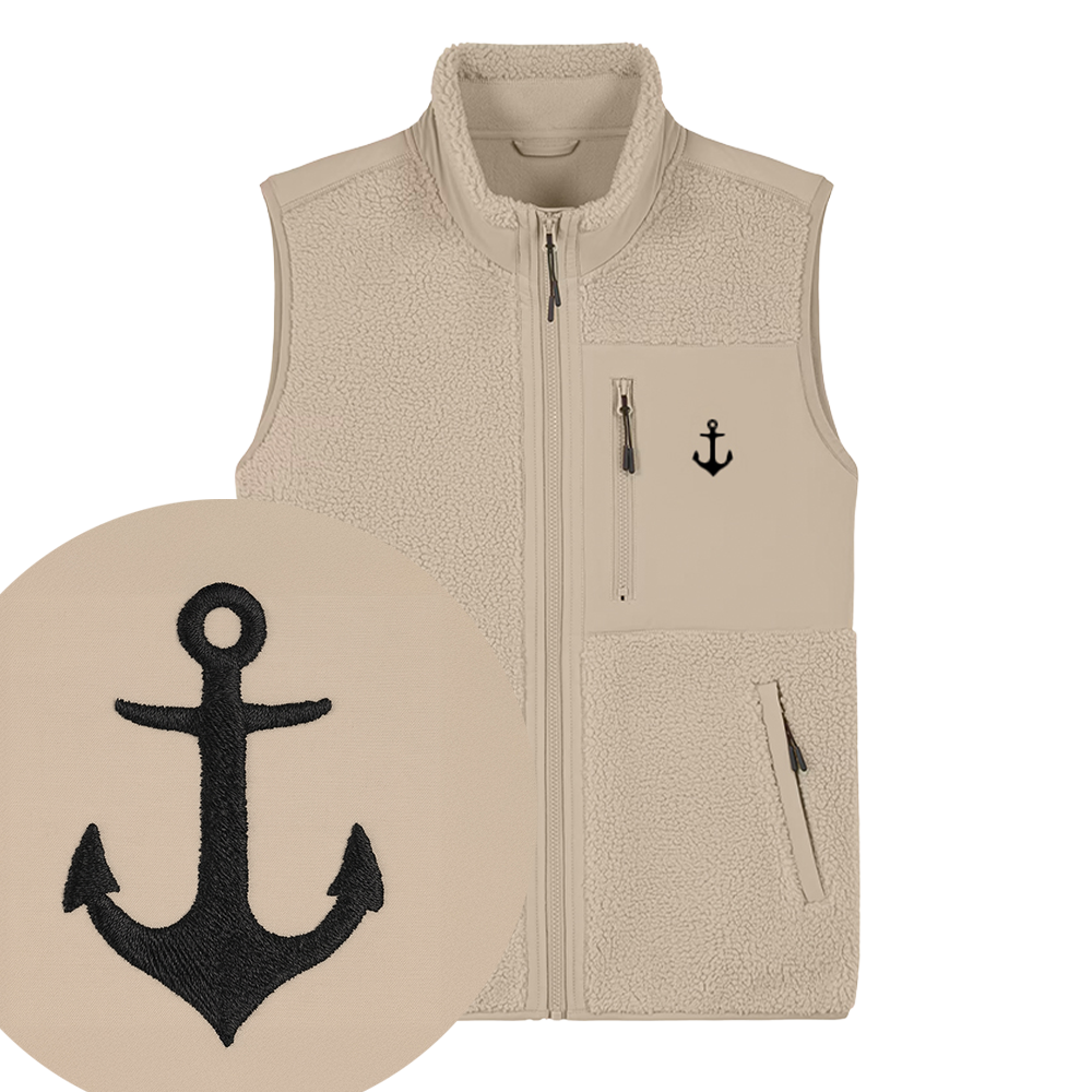 Anker Stick - Unisex Teddyweste | Edler Stick
