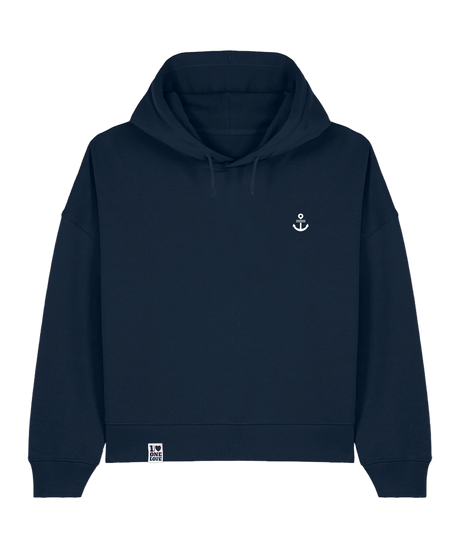 Unser Klassiker - Damen Premium Hoodie | Bio-Baumwolle | Edler Stick