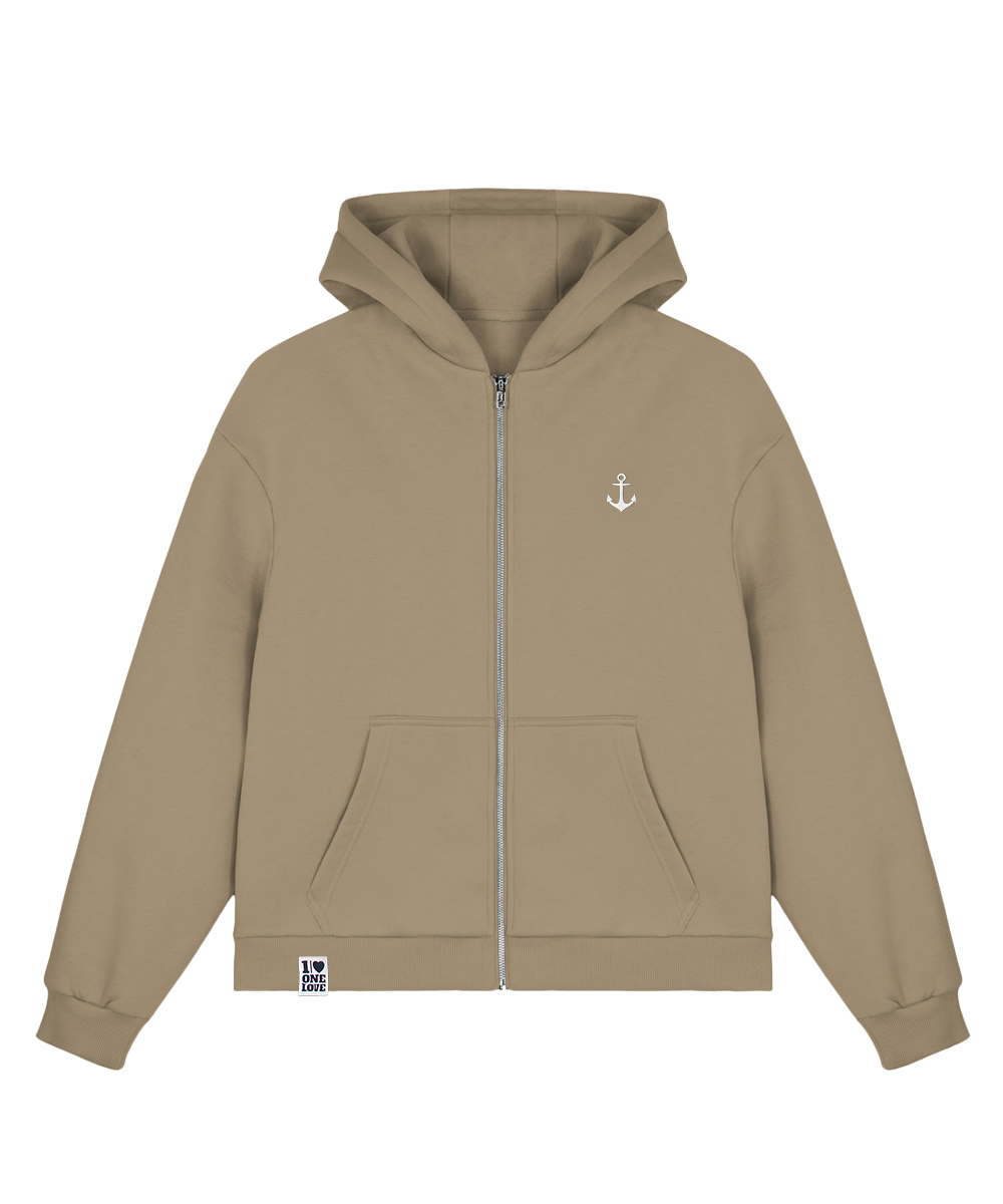 Unser Klassiker - Sweatjacke | Bio-Baumwolle | Edler Stick