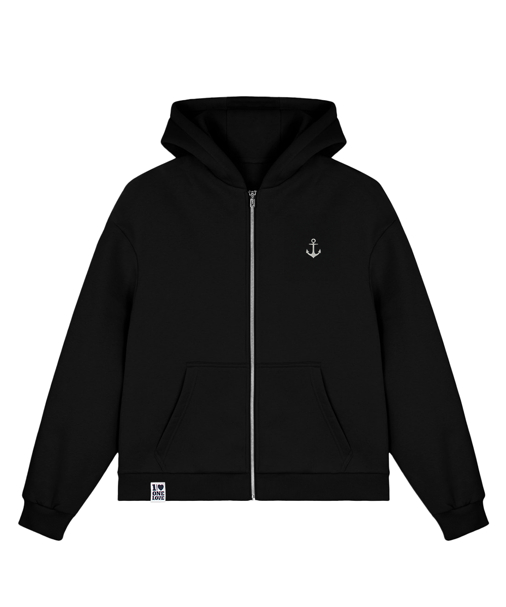 Unser Klassiker - Sweatjacke | Bio-Baumwolle | Edler Stick