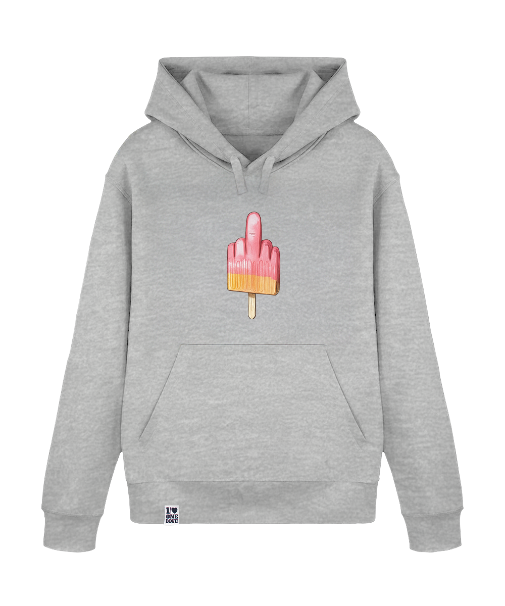 Mittelfinger-Eis - Unisex Premium Hoodie | Bio-Baumwolle