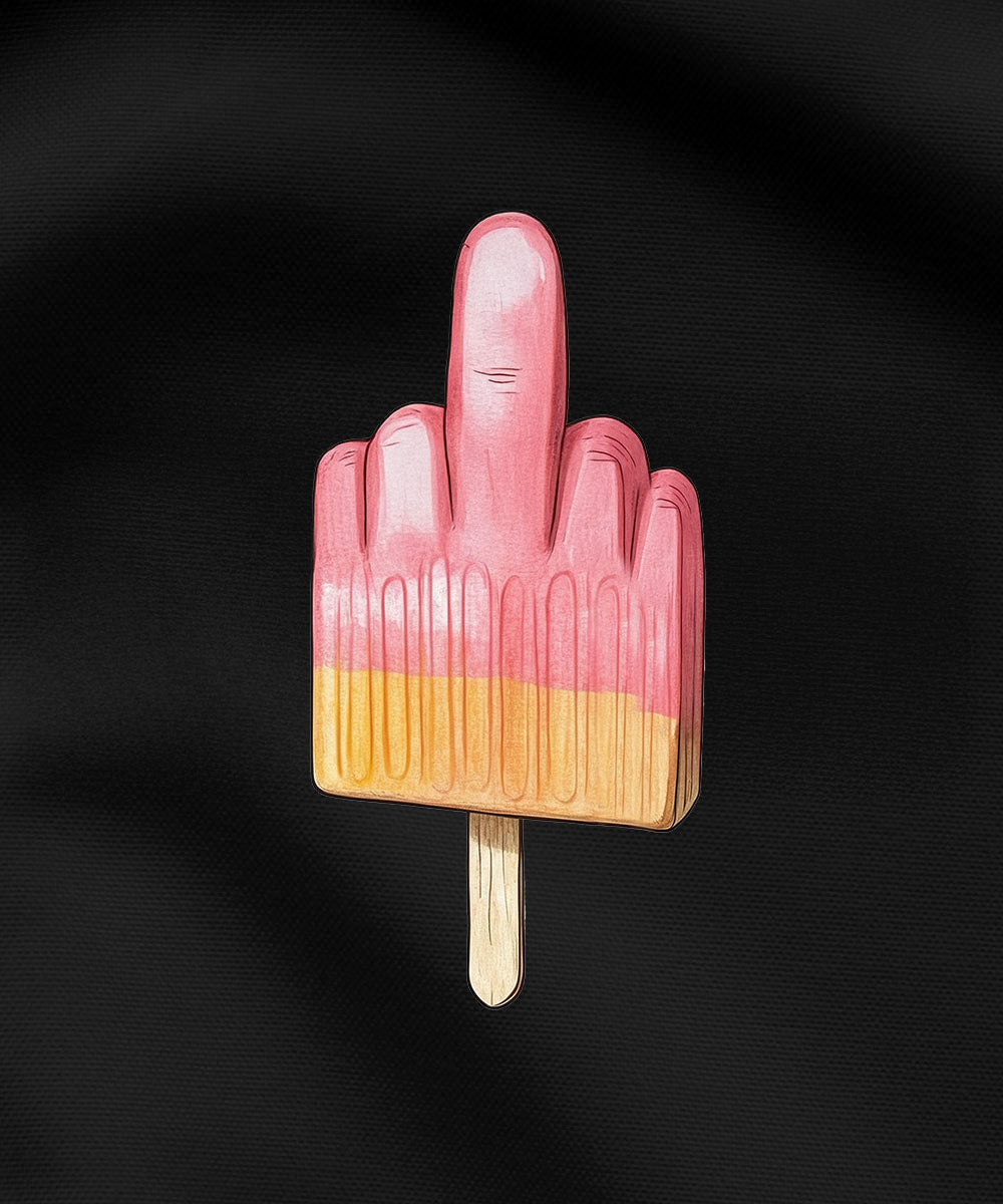 Mittelfinger-Eis - Unisex Premium Hoodie | Bio-Baumwolle