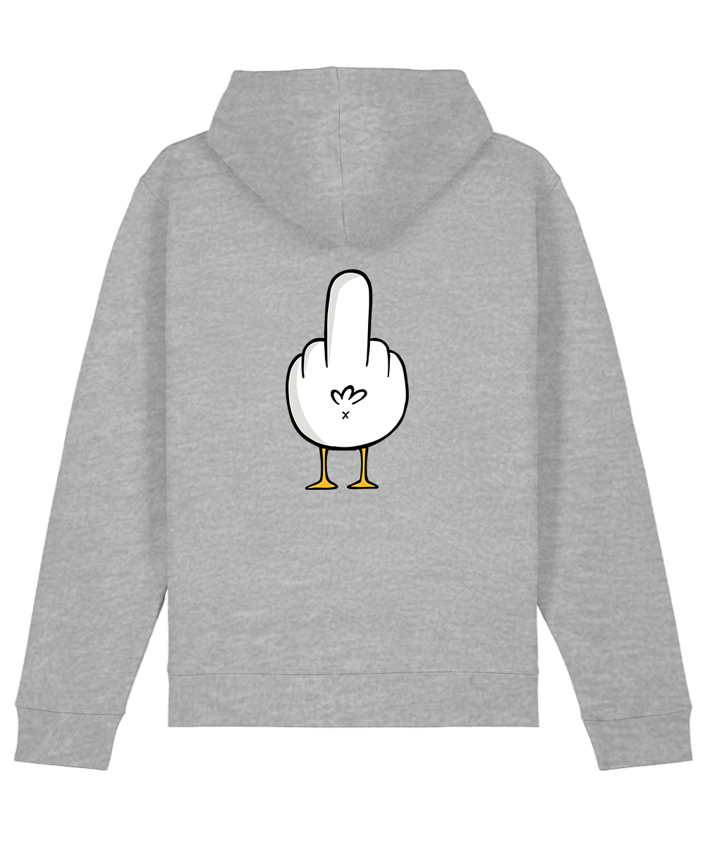 F**k You Möwe - Unisex Premium Hoodie | Bio-Baumwolle | Backprint