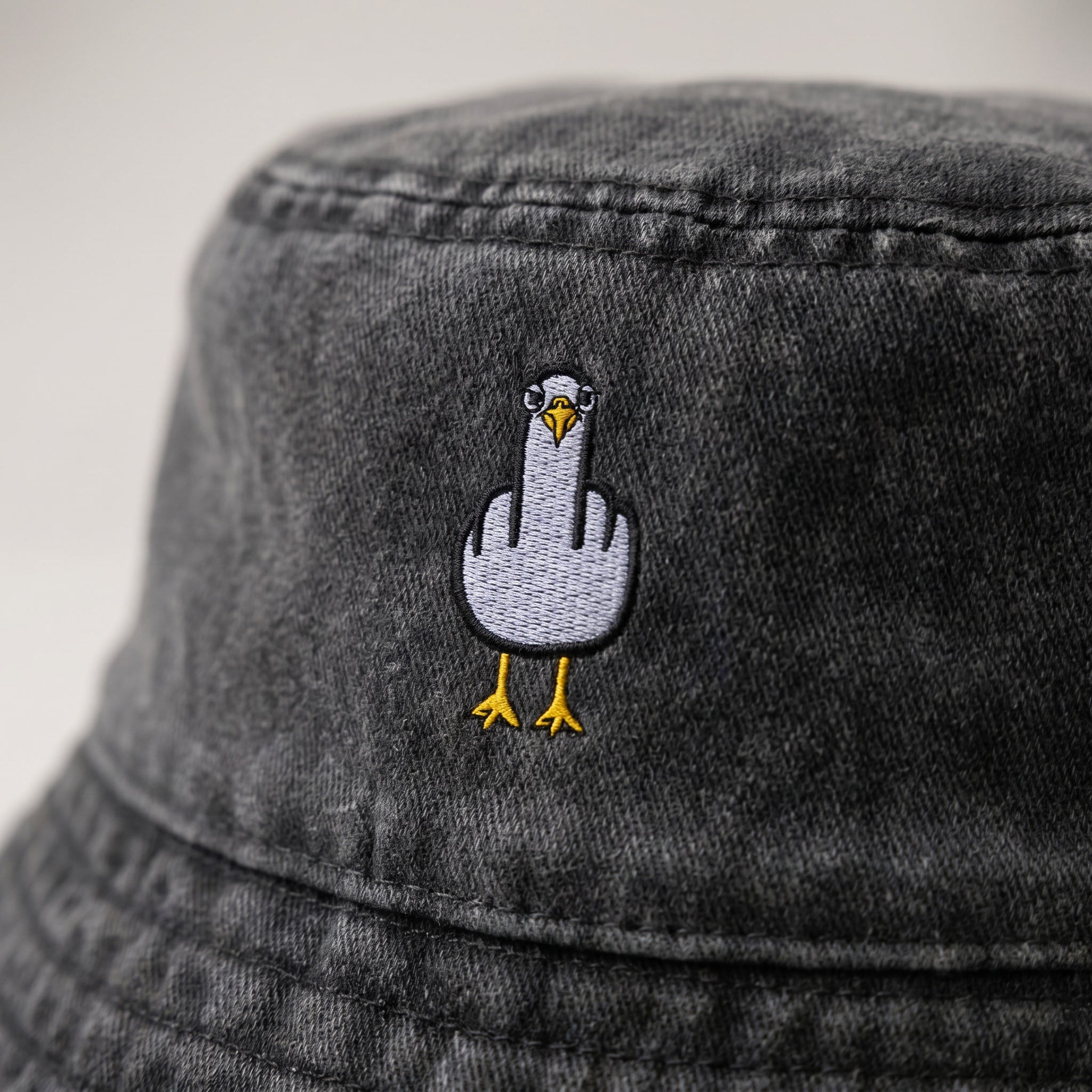 F**k You Möwe - Vintage Bucket Hat