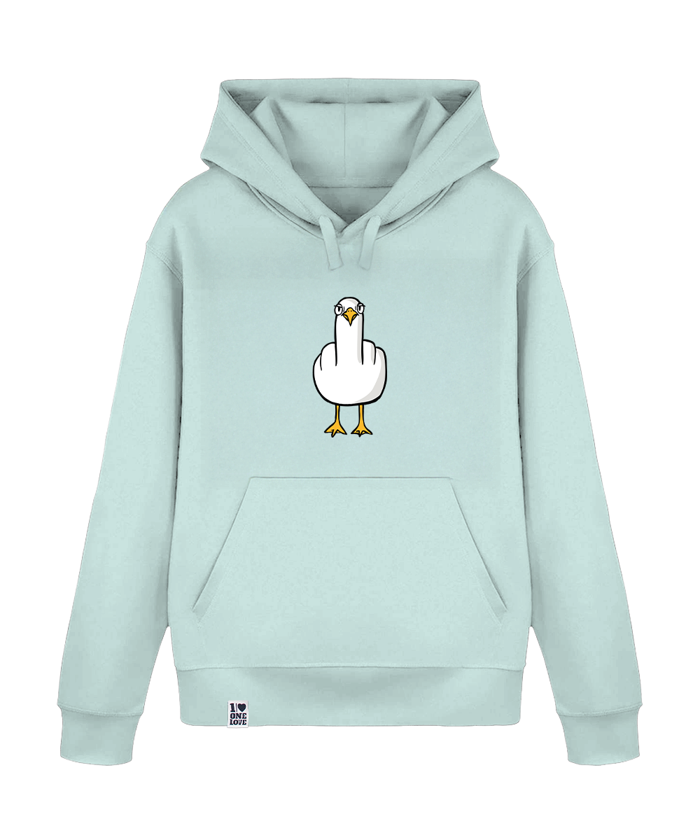 F**k You Möwe - Unisex Premium Hoodie | Bio-Baumwolle