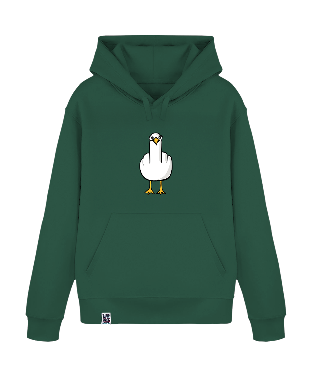 F**k You Möwe - Unisex Premium Hoodie | Bio-Baumwolle