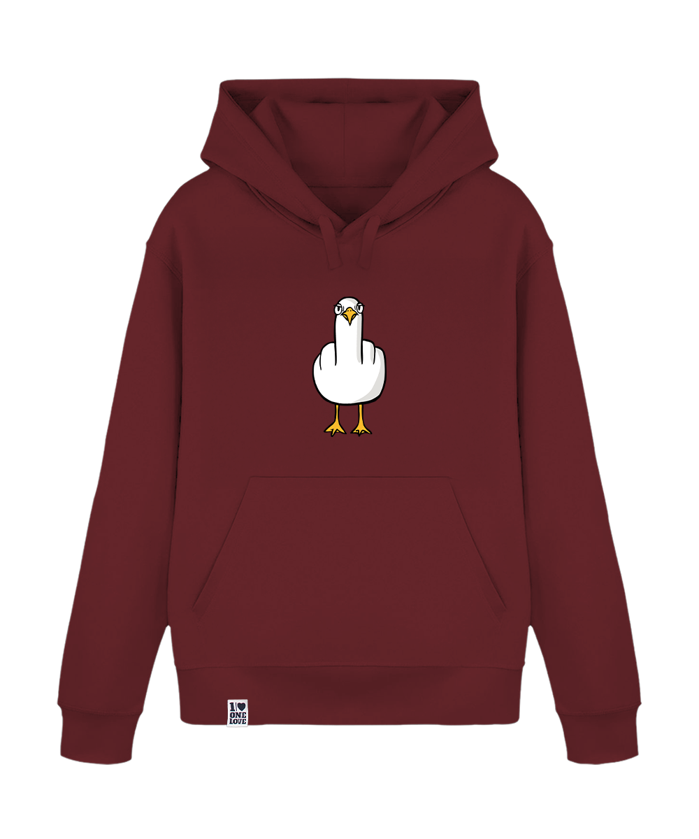 F**k You Möwe - Unisex Premium Hoodie | Bio-Baumwolle