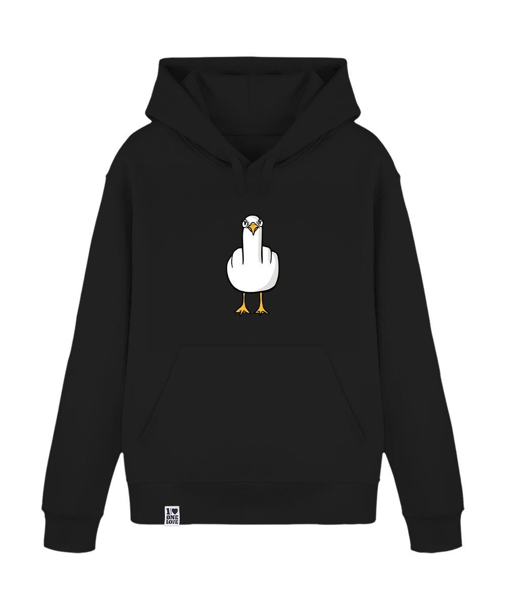 F**k You Möwe - Unisex Premium Hoodie | Bio-Baumwolle