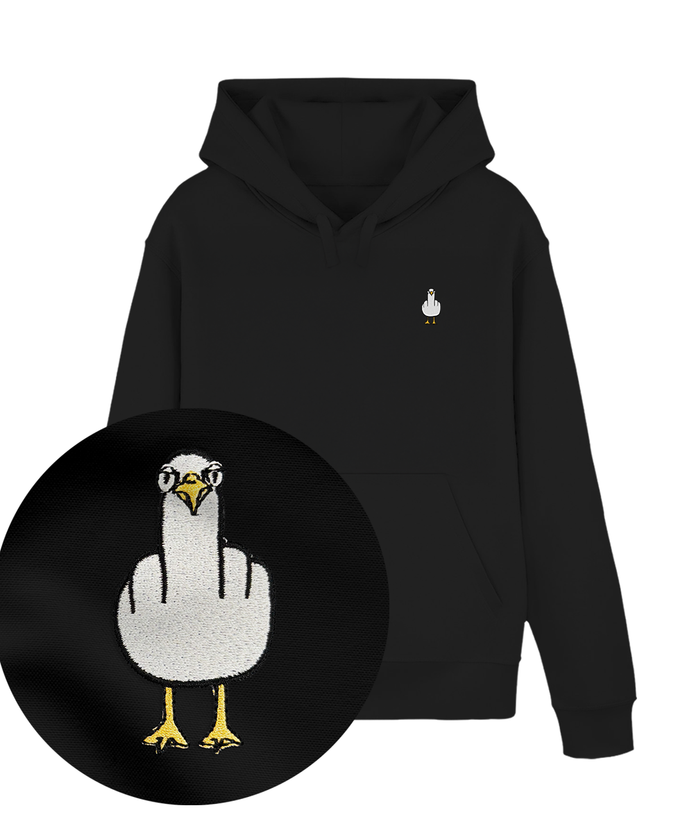 F**k You Möwe - Unisex Premium Hoodie | Edler Stick