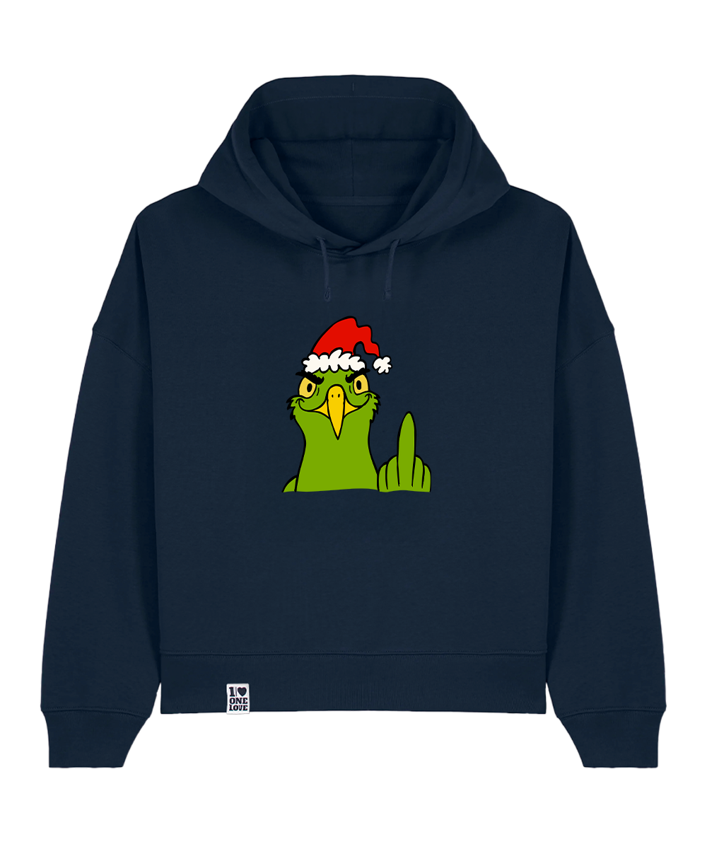 Die Grinch-Möwe - Damen Premium Hoodie | Bio-Baumwolle | XMAS EDITION