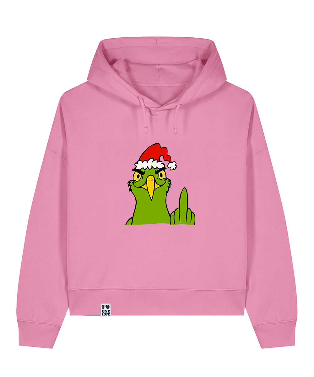 Die Grinch-Möwe - Damen Premium Hoodie | Bio-Baumwolle | XMAS EDITION
