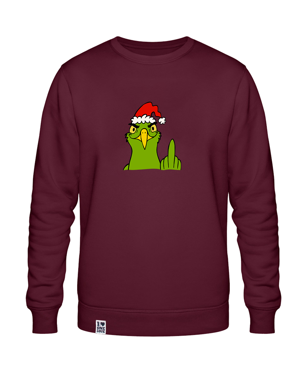 Die Grinch-Möwe - Unisex Sweater | Bio-Baumwolle | XMAS EDITION