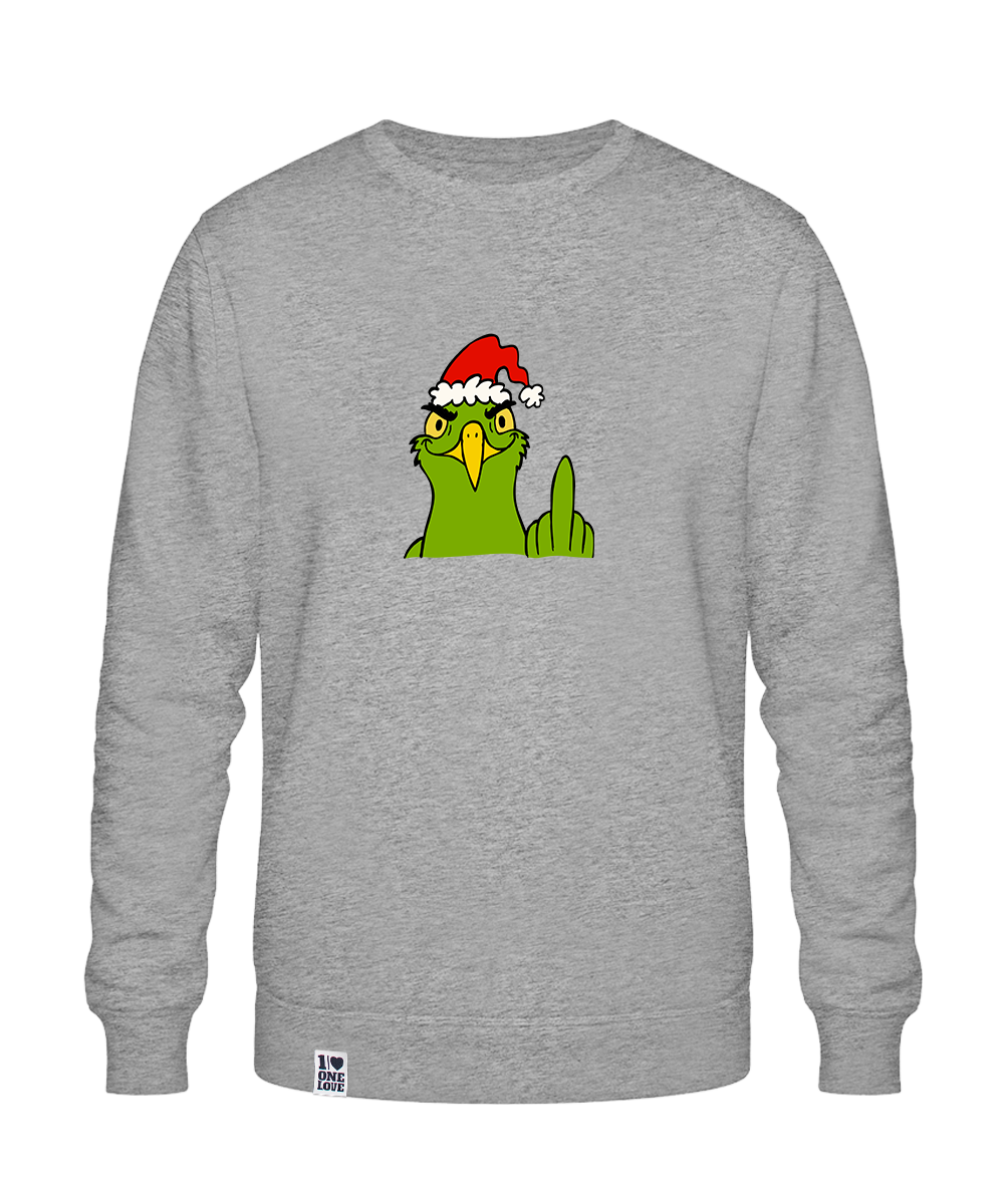 Die Grinch-Möwe - Unisex Sweater | Bio-Baumwolle | XMAS EDITION