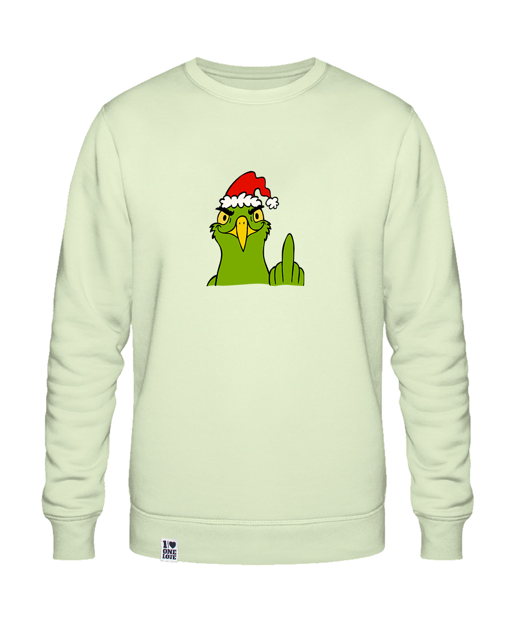 Die Grinch-Möwe - Unisex Sweater | Bio-Baumwolle | XMAS EDITION
