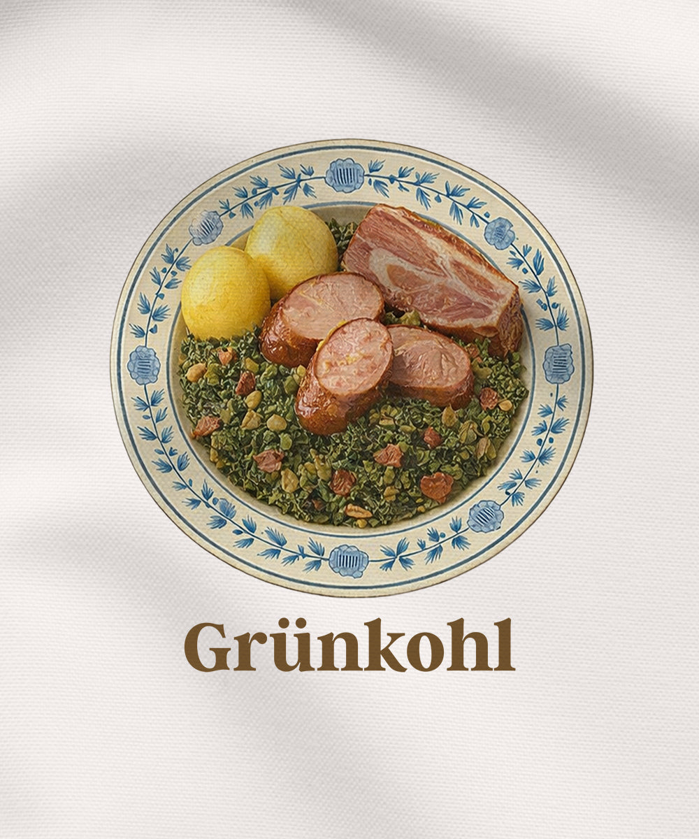 Grünkohl - Unisex Sweater | Bio-Baumwolle | 100% Omas Küche