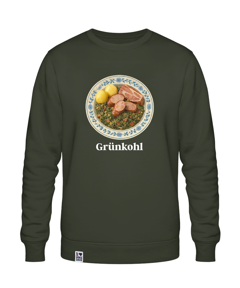 Grünkohl - Unisex Sweater | Bio-Baumwolle | 100% Omas Küche