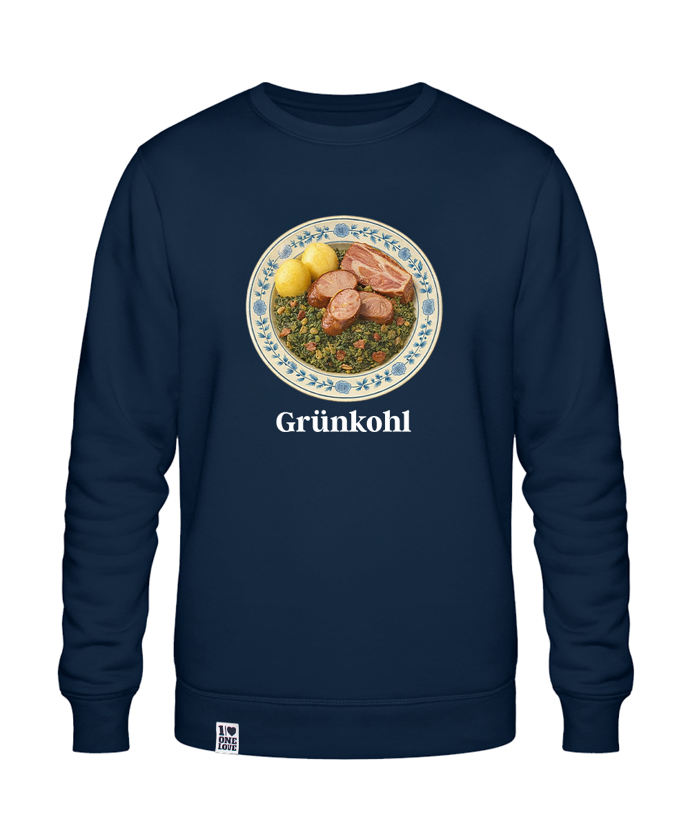 Grünkohl - Unisex Sweater | Bio-Baumwolle | 100% Omas Küche