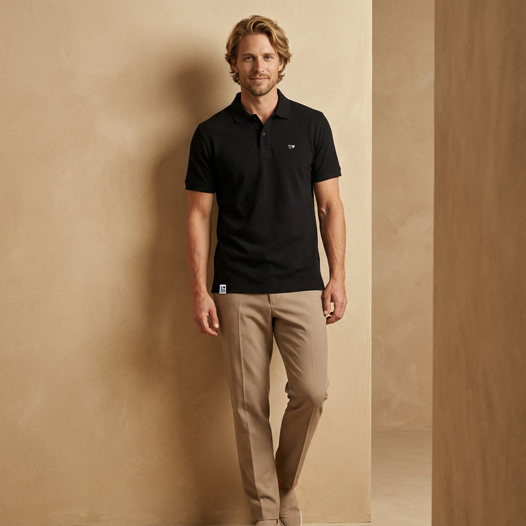 Onelove - Unisex Poloshirt | 100% Bio-Baumwolle | Edler Stick