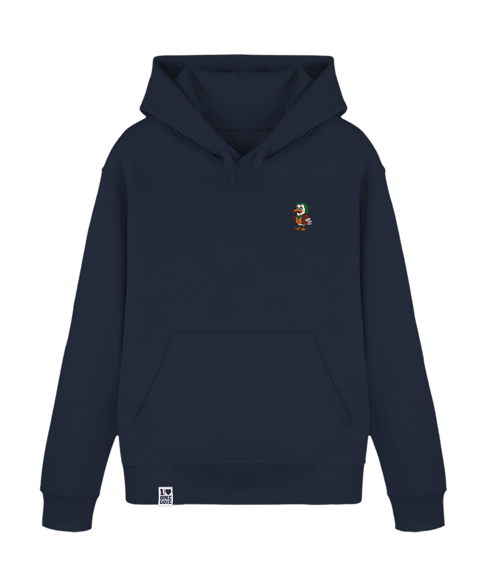 Joker Möwe - Unisex Premium Hoodie | Bio-Baumwolle | Edler Stick
