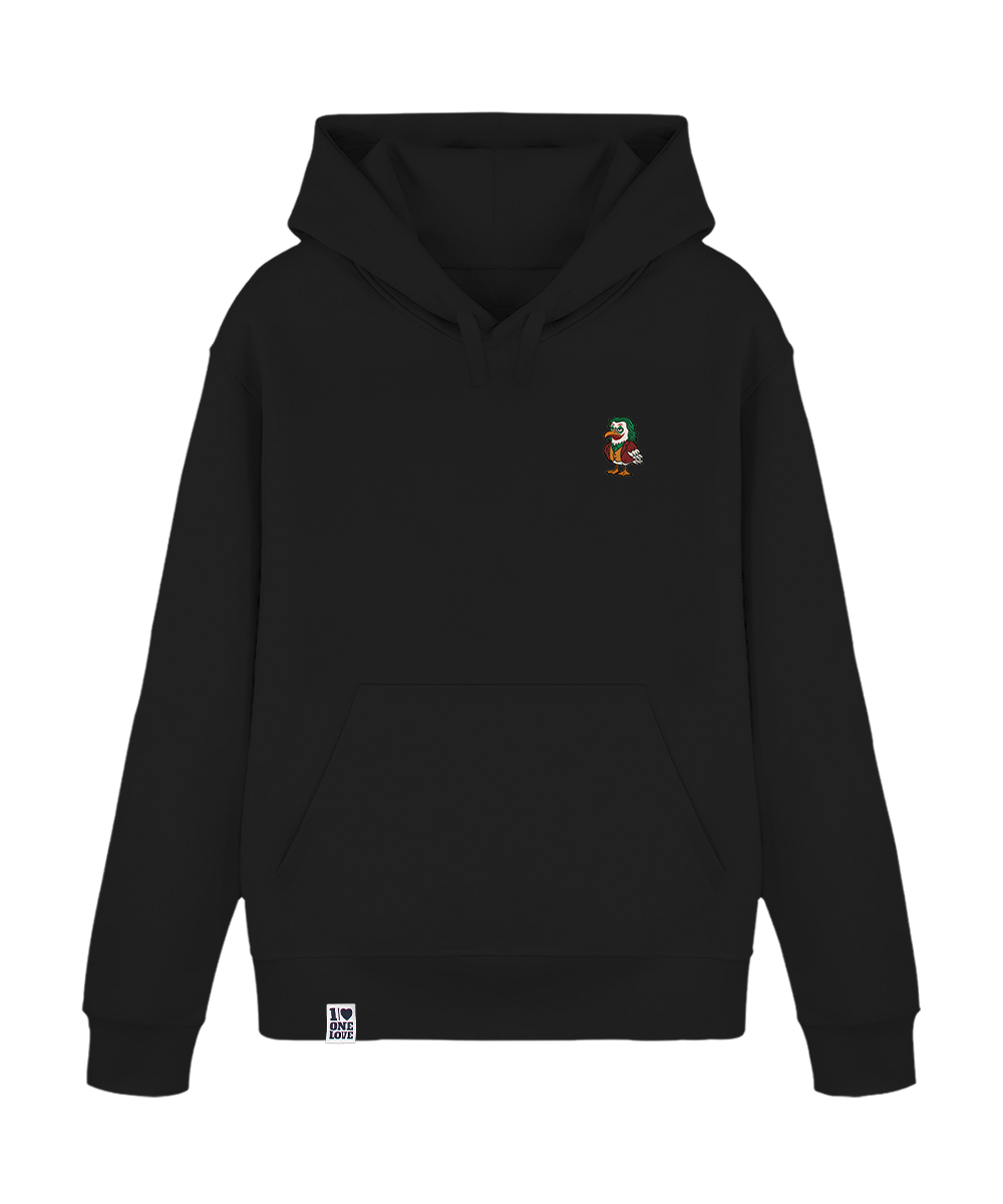 Joker Möwe - Unisex Premium Hoodie | Bio-Baumwolle | Edler Stick