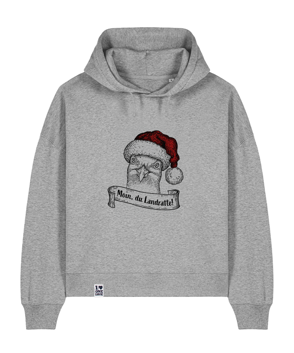 Moin, du Landratte! - Damen Premium Hoodie | Bio-Baumwolle | XMAS EDITION