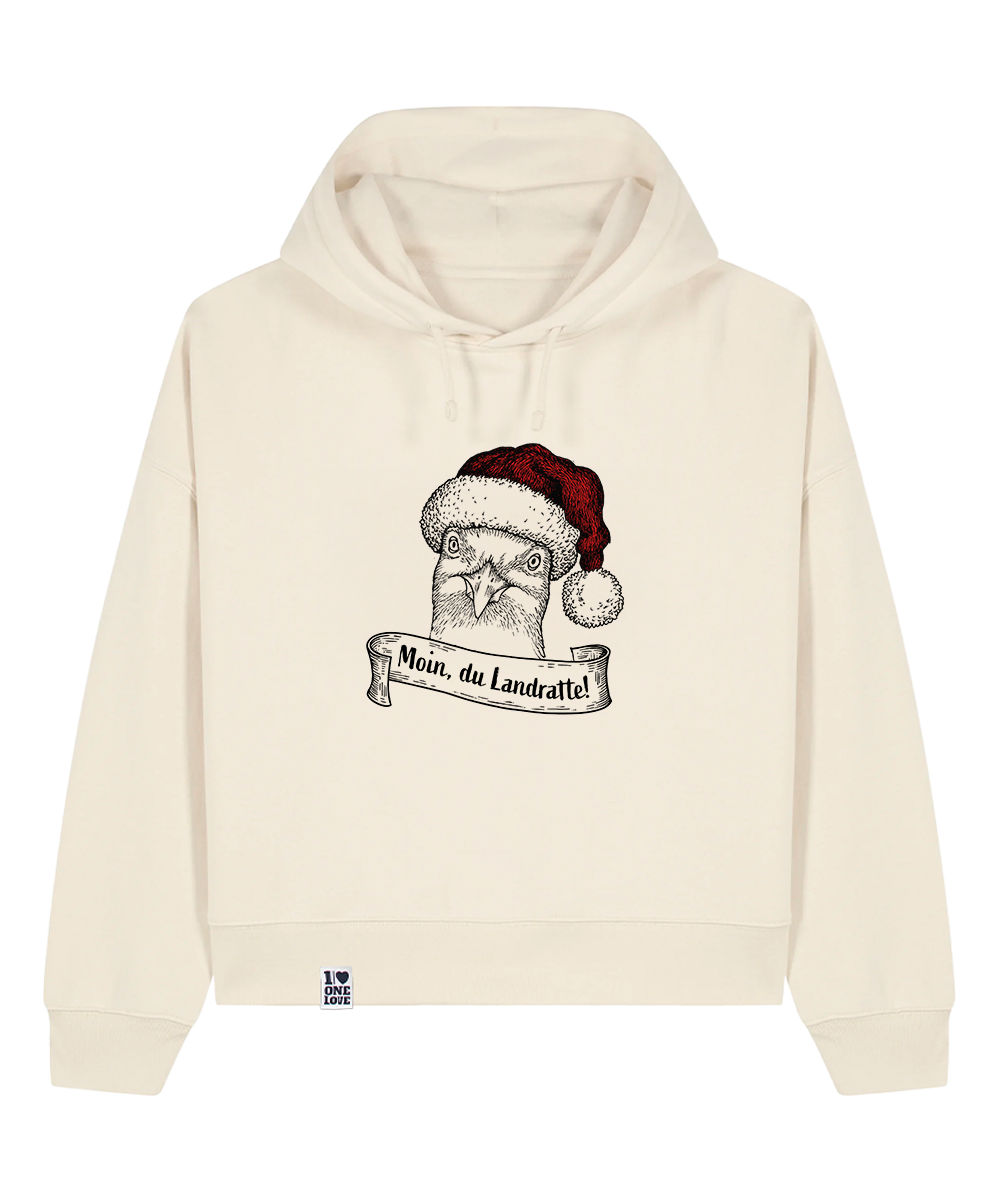 Moin, du Landratte! - Damen Premium Hoodie | Bio-Baumwolle | XMAS EDITION
