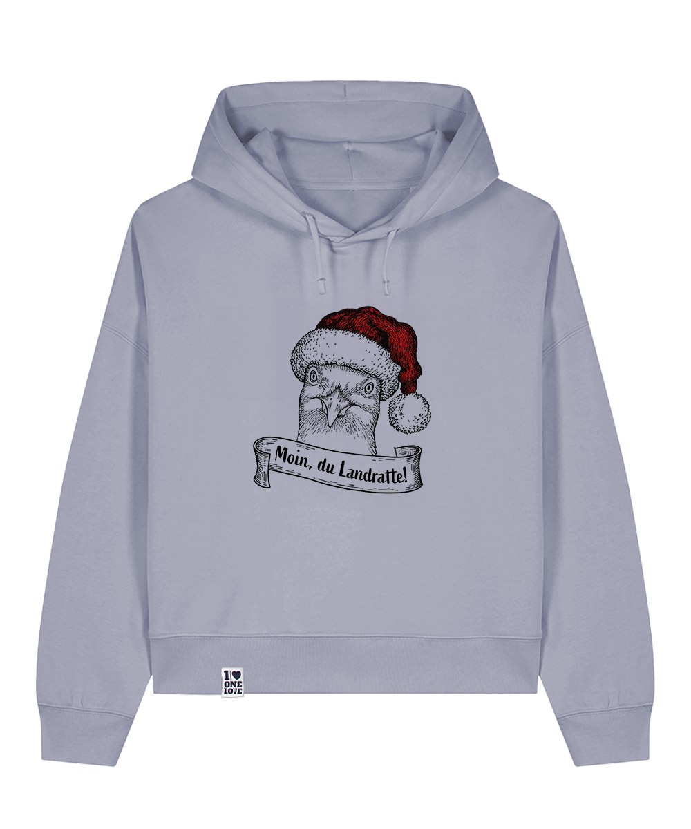 Moin, du Landratte! - Damen Premium Hoodie | Bio-Baumwolle | XMAS EDITION