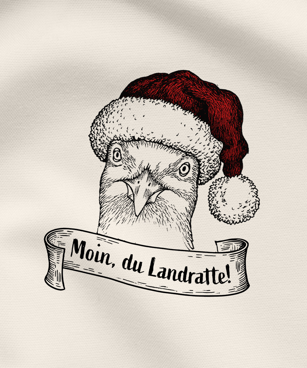 Moin, du Landratte! - Damen Premium Hoodie | Bio-Baumwolle | XMAS EDITION