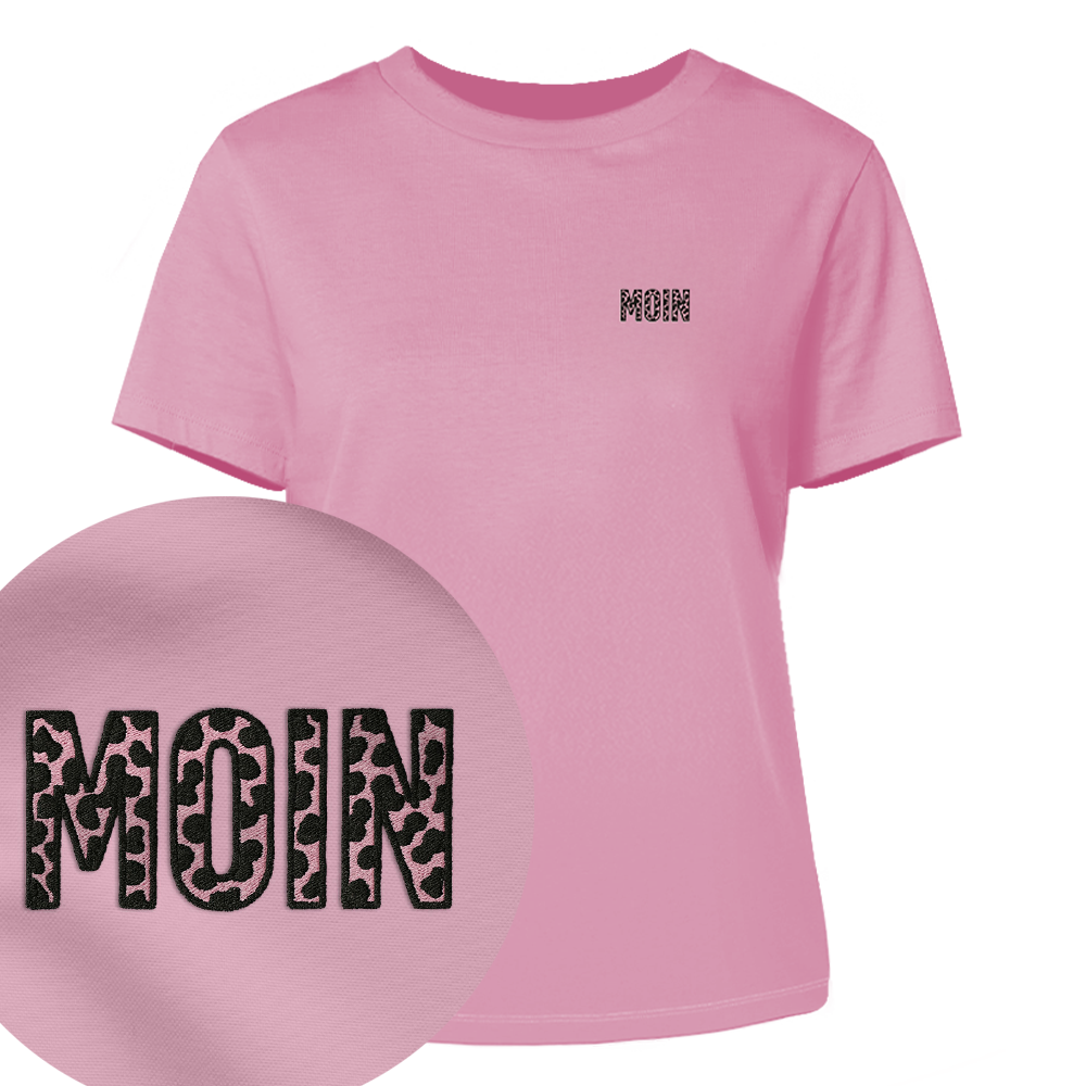 Moin-Leo - Damen Shirt | 100% Bio-Baumwolle | Edler Stick