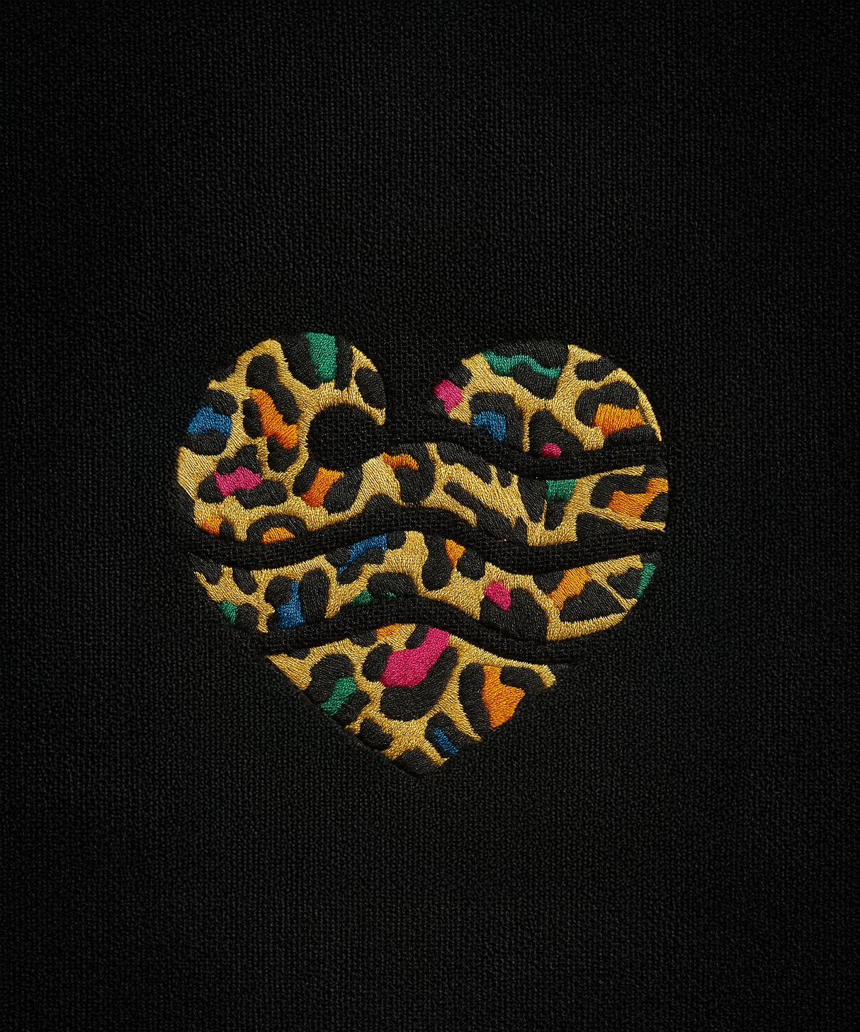 Leo-Wellenherz - Unisex Premium Zipper | 100% Bio-Baumwolle