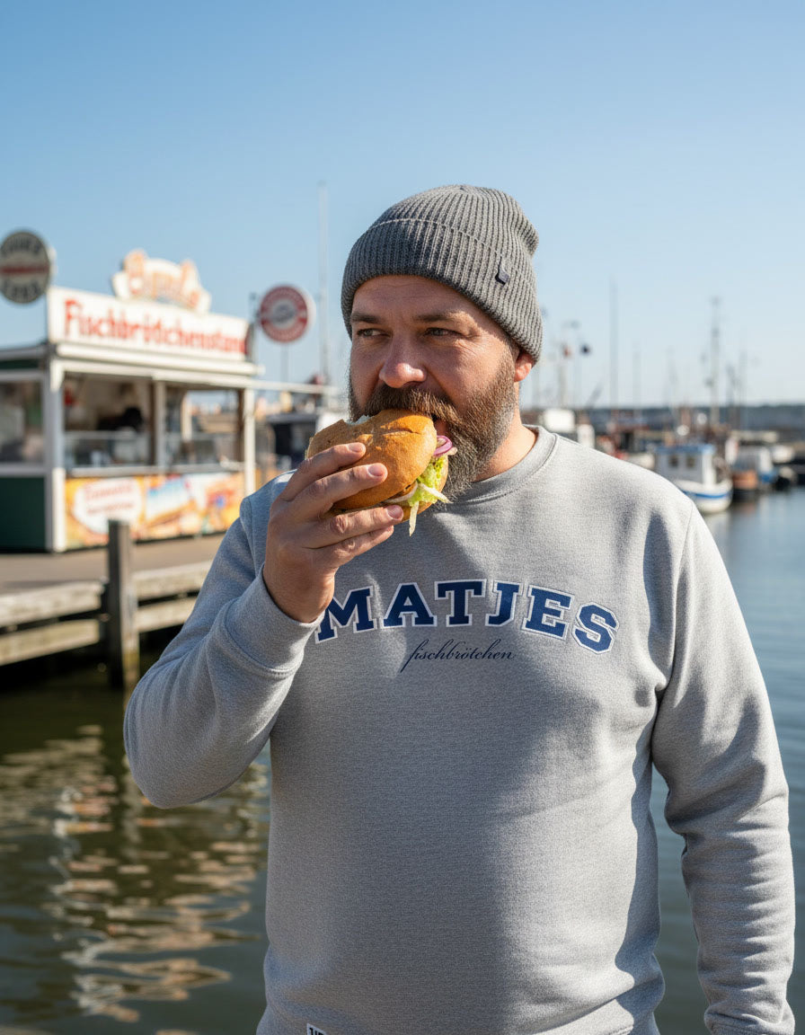 Matjes Fischbrötchen - Unisex Sweater | Bio-Baumwolle