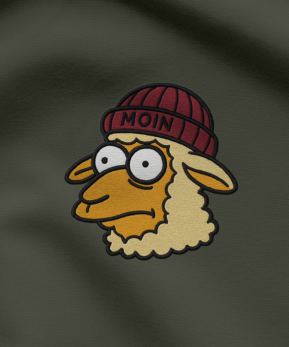 Moin Schaf - Unisex Premium Hoodie | Bio-Baumwolle | Edler Stick