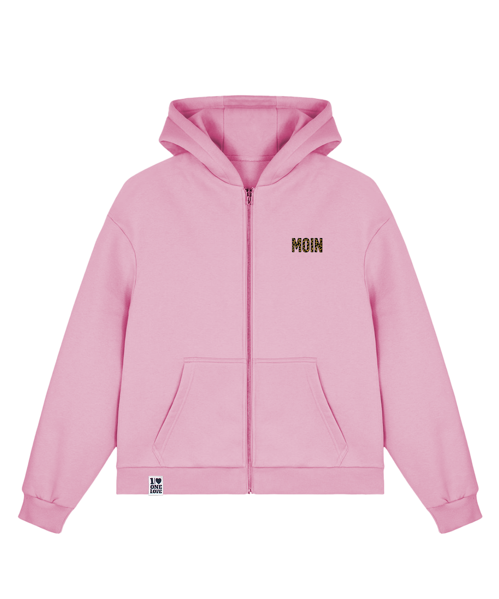 Leo Moin - Sweatjacke | Bio-Baumwolle | Edler Stick