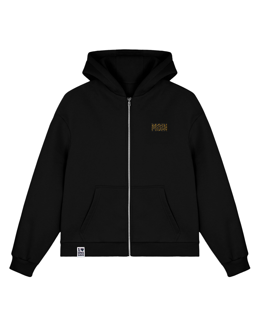 Leo Moin - Sweatjacke | Bio-Baumwolle | Edler Stick