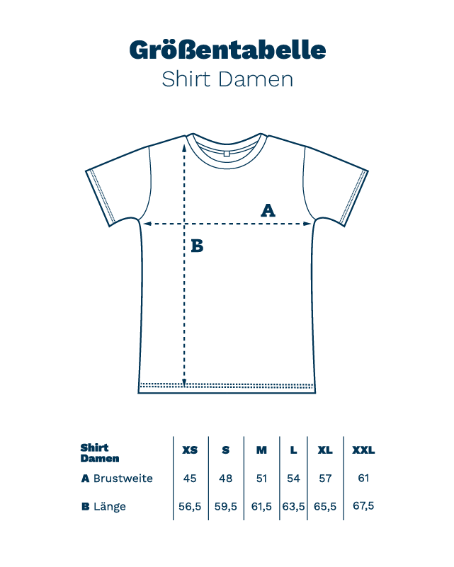 Meerverliebt Kompass - Damen Shirt | 100% Bio-Baumwolle